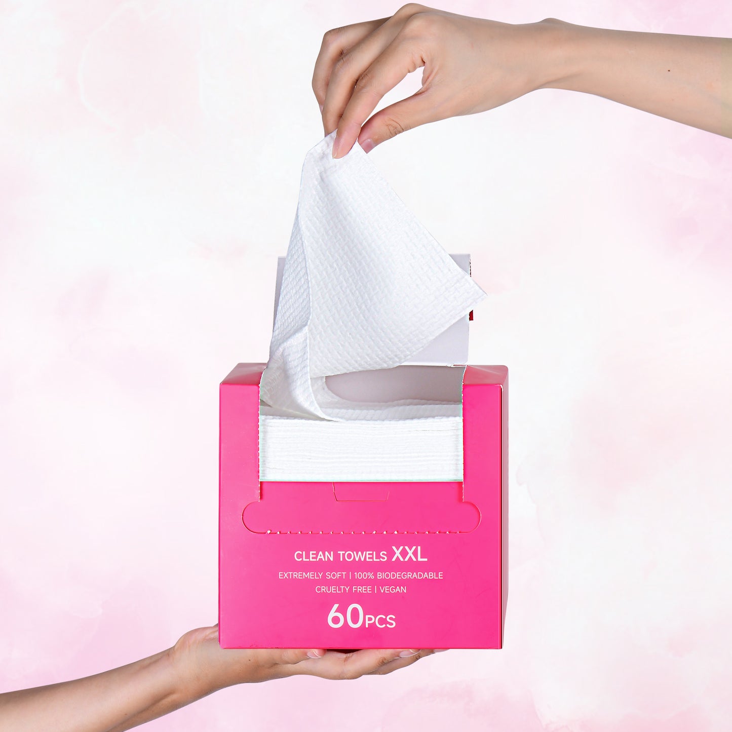 FACEMADE 60 ct Face Towels XXL，Disposable Face Towelettes