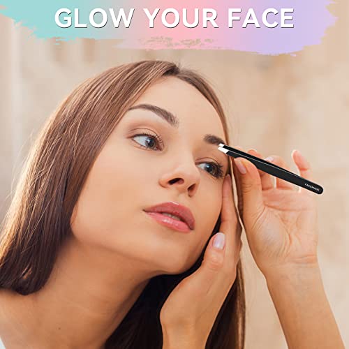 FACEMADE Tweezers Set with Scissors and Eyebrow Razor Eyebrow Tweezers