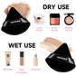 FACEMADE 6 Pieces Face Powder Puff with a Travel Case, Soft Velour Makeup Puff